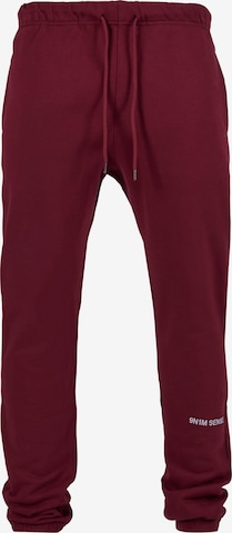 9N1M SENSE Tapered Cargo Pants 'Essential' in Red: front