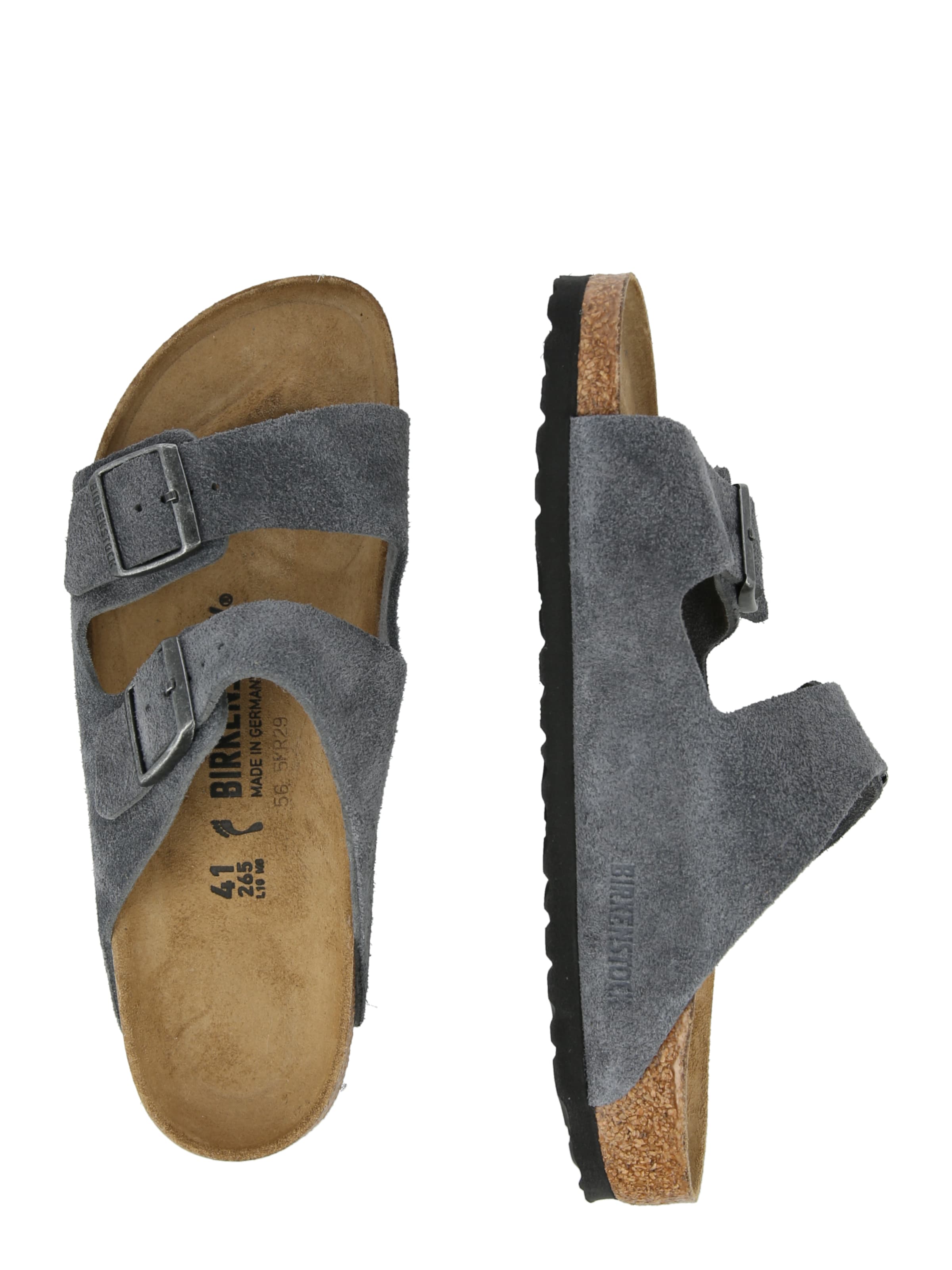 BIRKENSTOCK - Zapatos abiertos 'Arizona' en gris