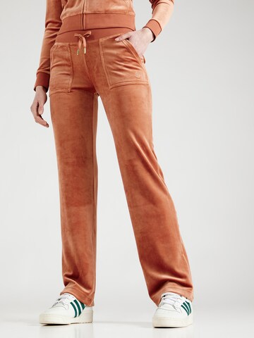 Juicy Couture Flared Pants 'DEL RAY' in Brown: front