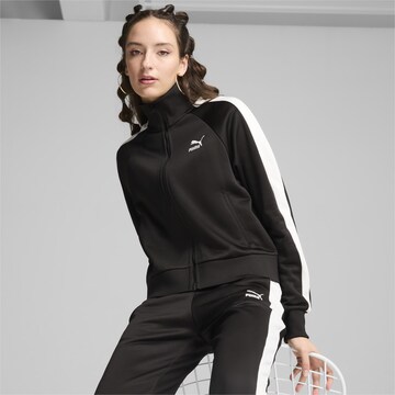 Giacca di felpa 'Iconic T7' di PUMA in nero
