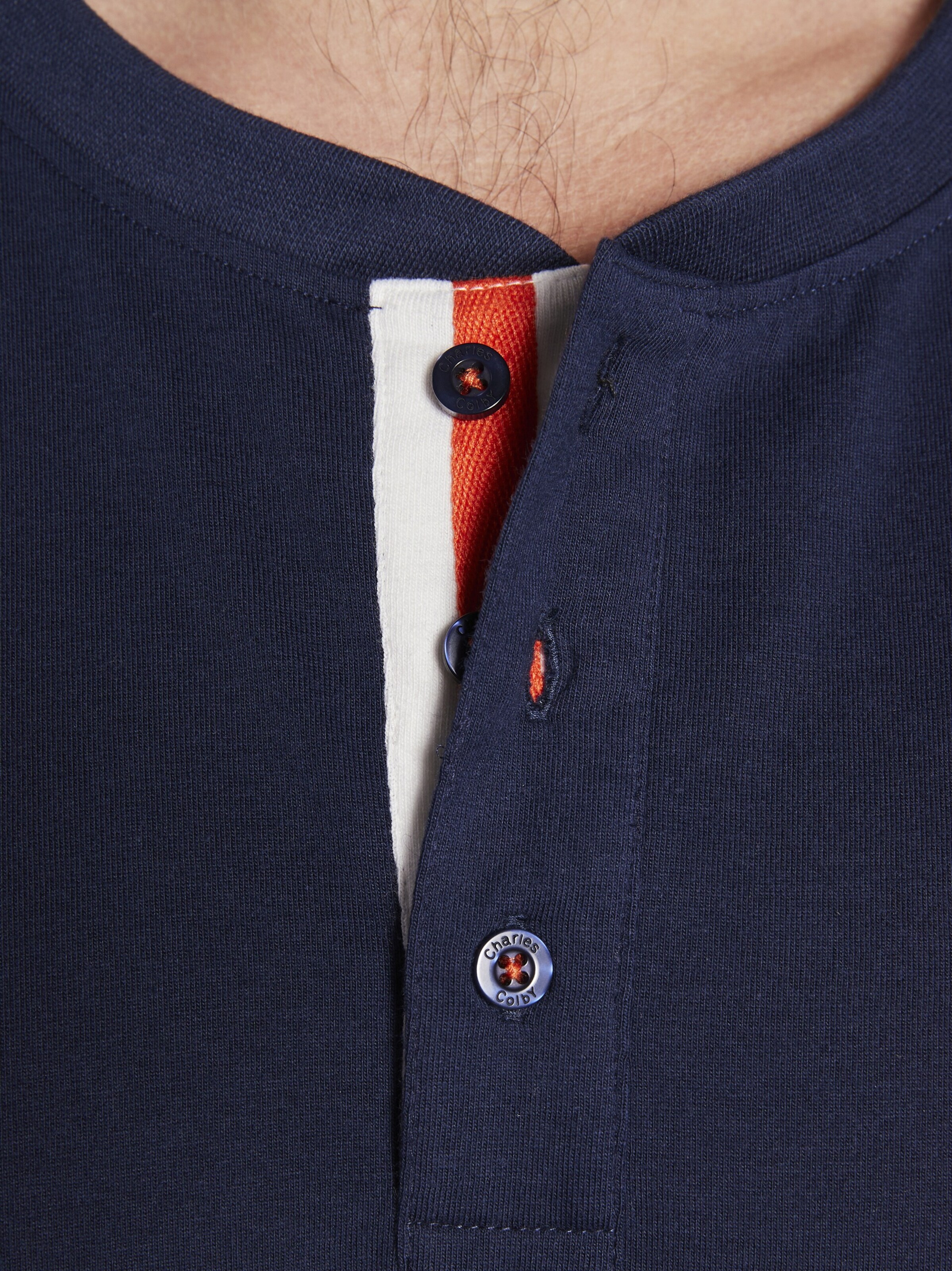 Charles Colby T-Shirt 'Earl Maxen' in Blau