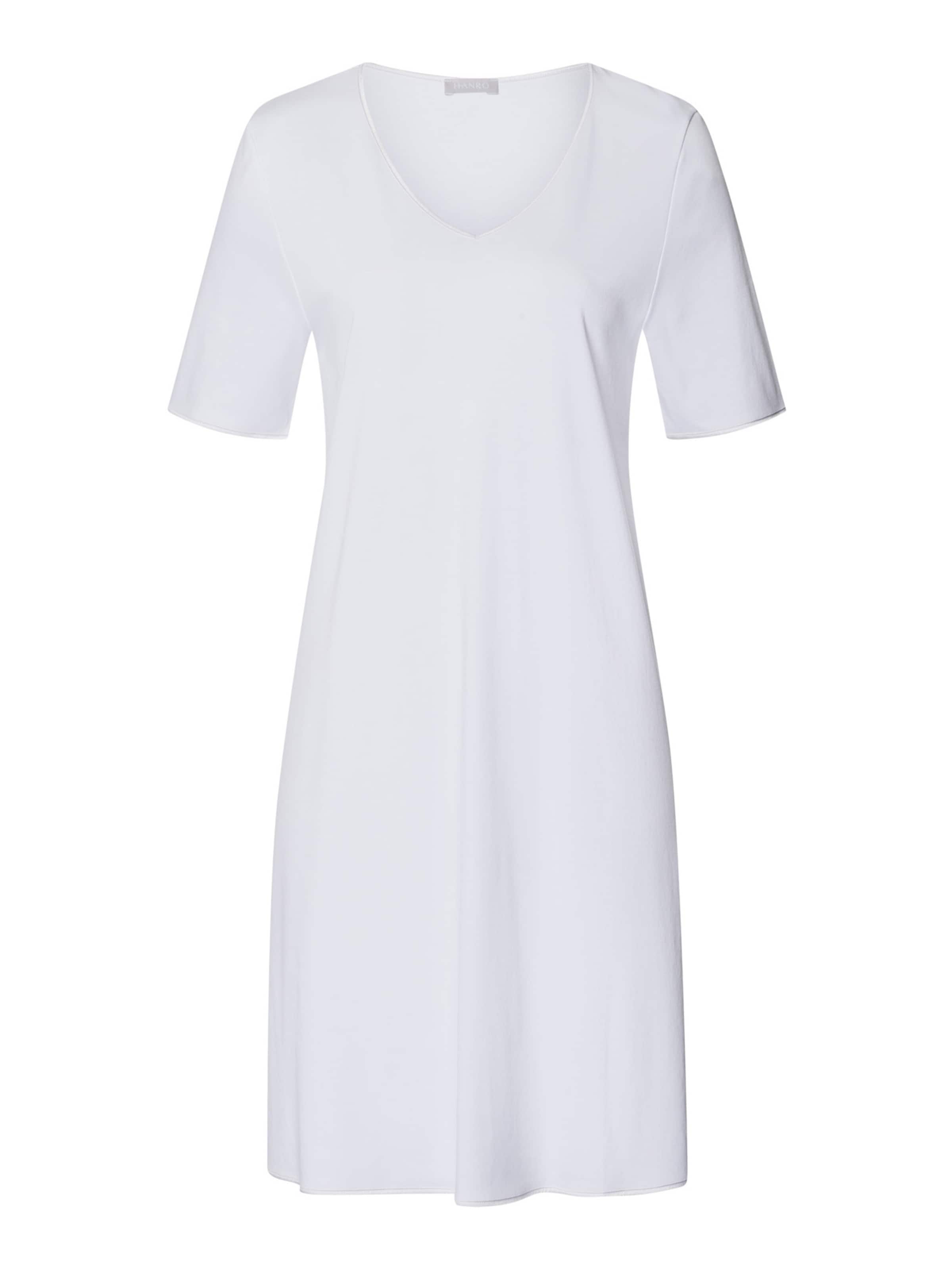 Chemise de nuit ' Cotton Silk ' Hanro en blanc : devant