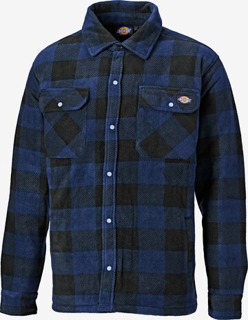 DICKIES Regular fit Button Up Shirt in Blue: front