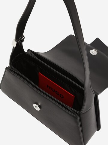 HUGO Red Schultertasche 'Mel' in Schwarz