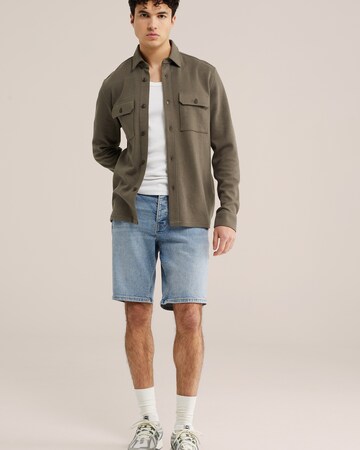 WE Fashion Regular Jeans in Blauw