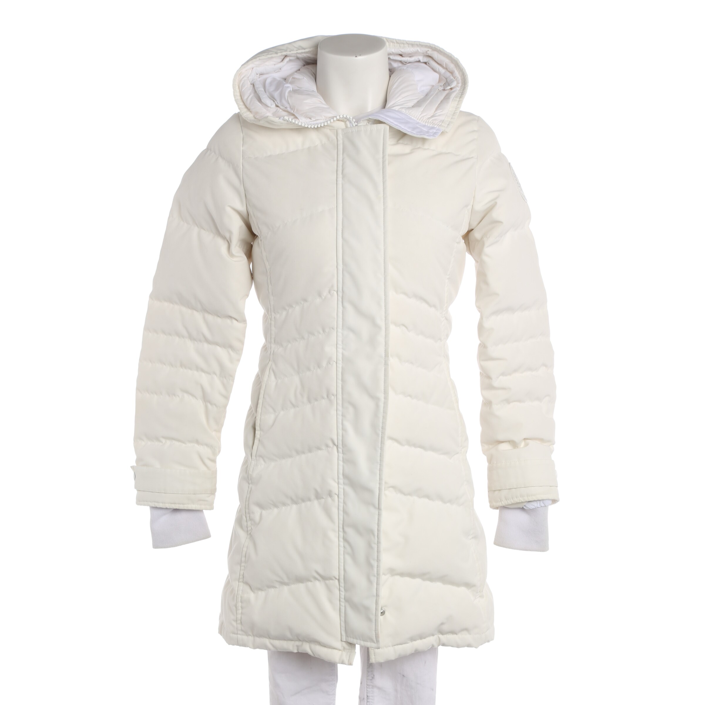 Canada Goose Winterjacke / Wintermantel XS in Weiß: Vorderseite