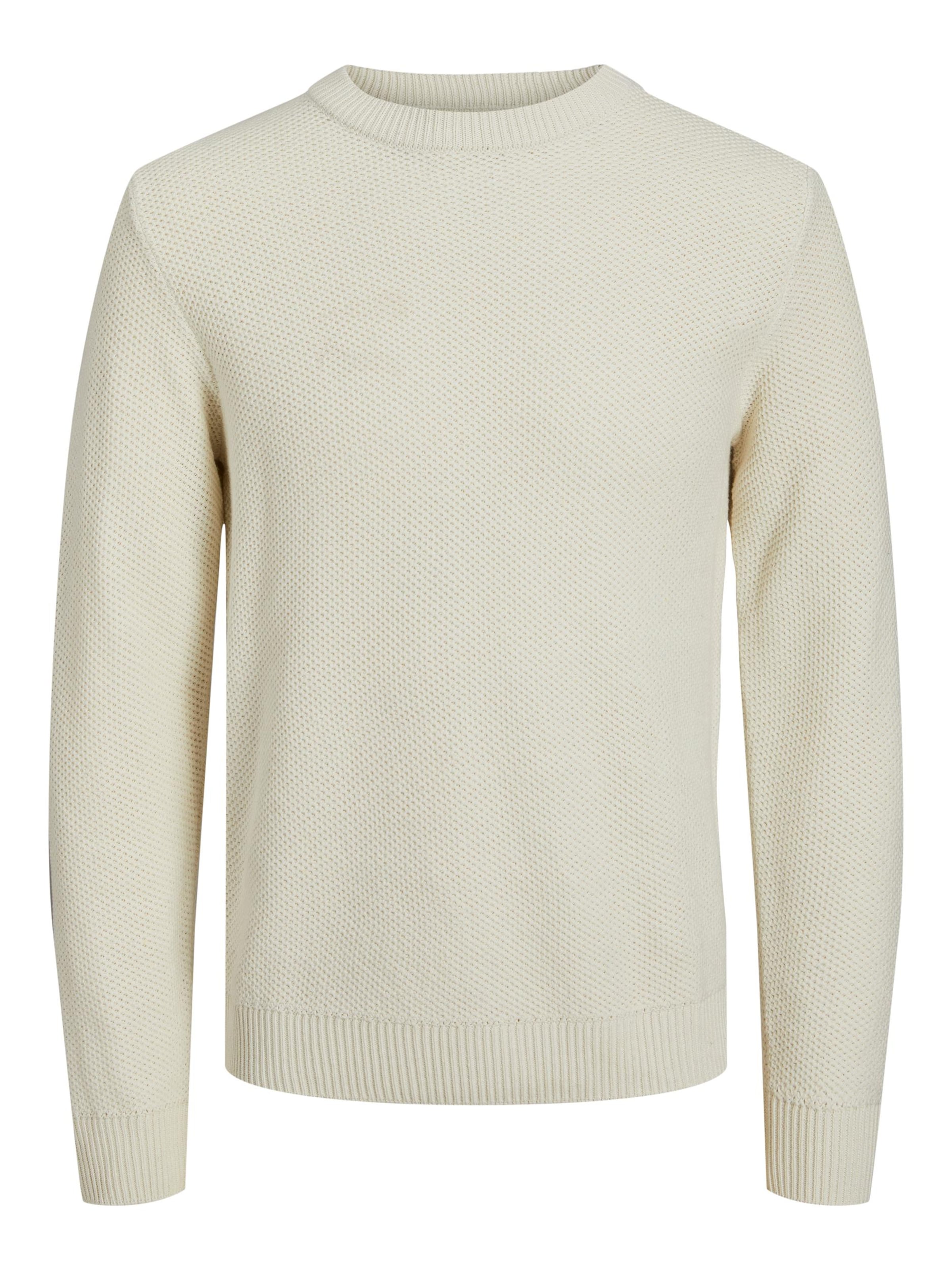 JACK & JONES Pulover 'JORBrody' | bela barva: sprednja stran