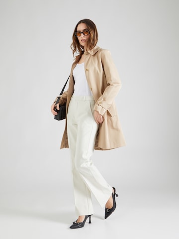 minus Flared Trousers with creases 'Dexa' in Beige