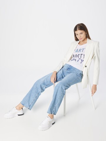 T-shirt 'PARTY' Key Largo en blanc