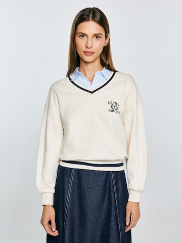 BIG STAR Sweatshirt ' GABRIELLA ' in White: front