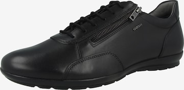 Sneaker bassa 'Symbol A' di GEOX in nero: frontale