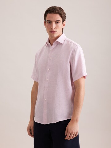 Coupe regular Chemise SEIDENSTICKER en rose : devant