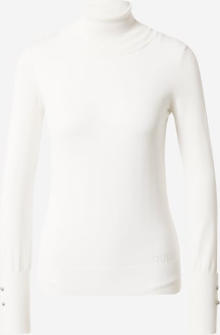 GUESS Sweater 'PAULE' in White: front