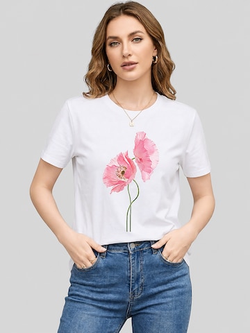 T-shirt 'Short Sleeve' LapaPlus en blanc : devant