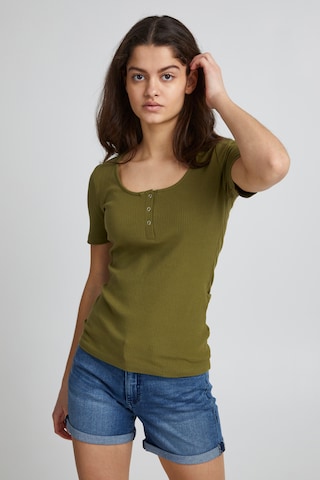 ICHI Shirt in Groen: voorkant