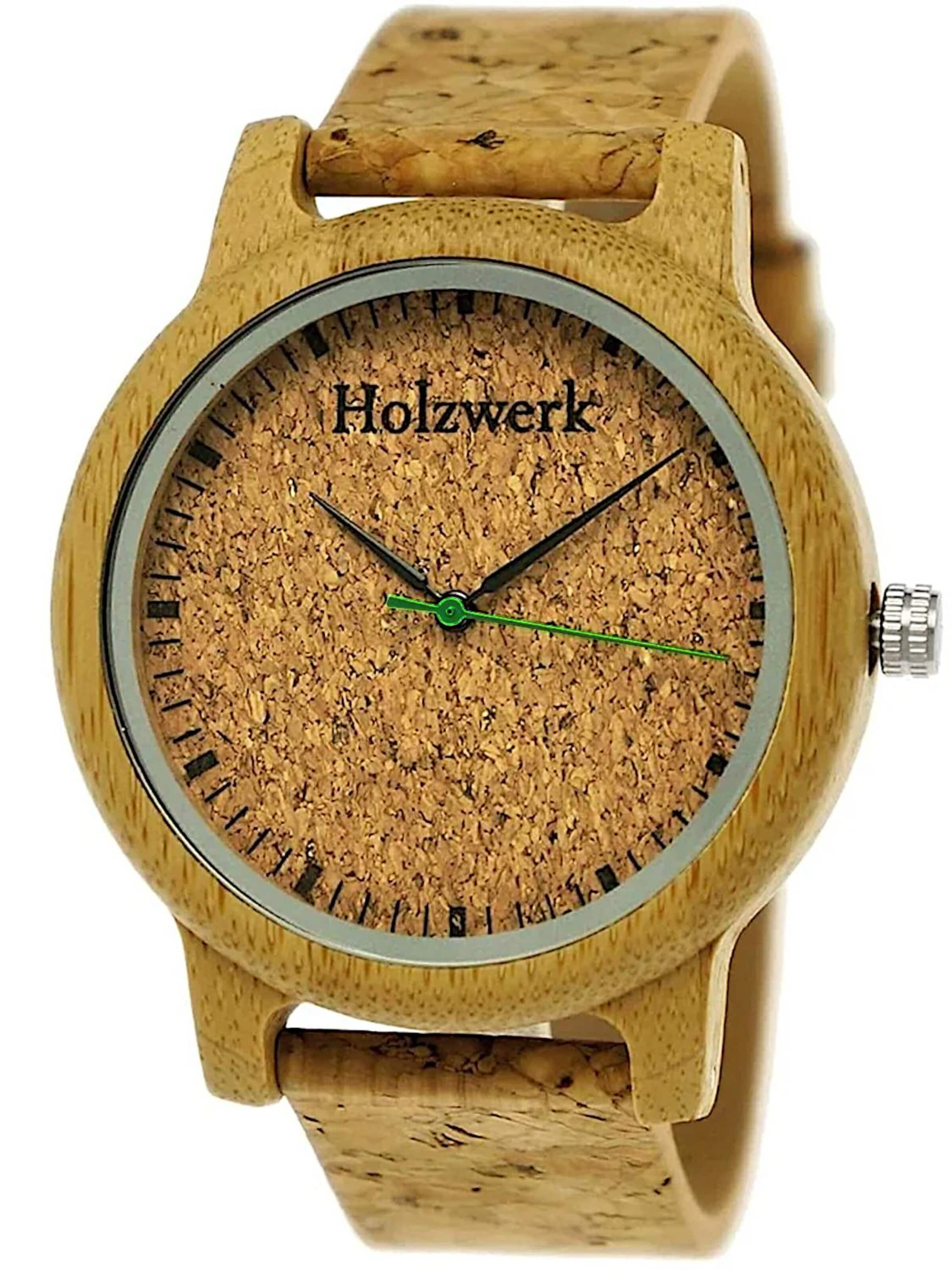 Holzwerk - Reloj analógico 'EUTIN' en marrón: frente