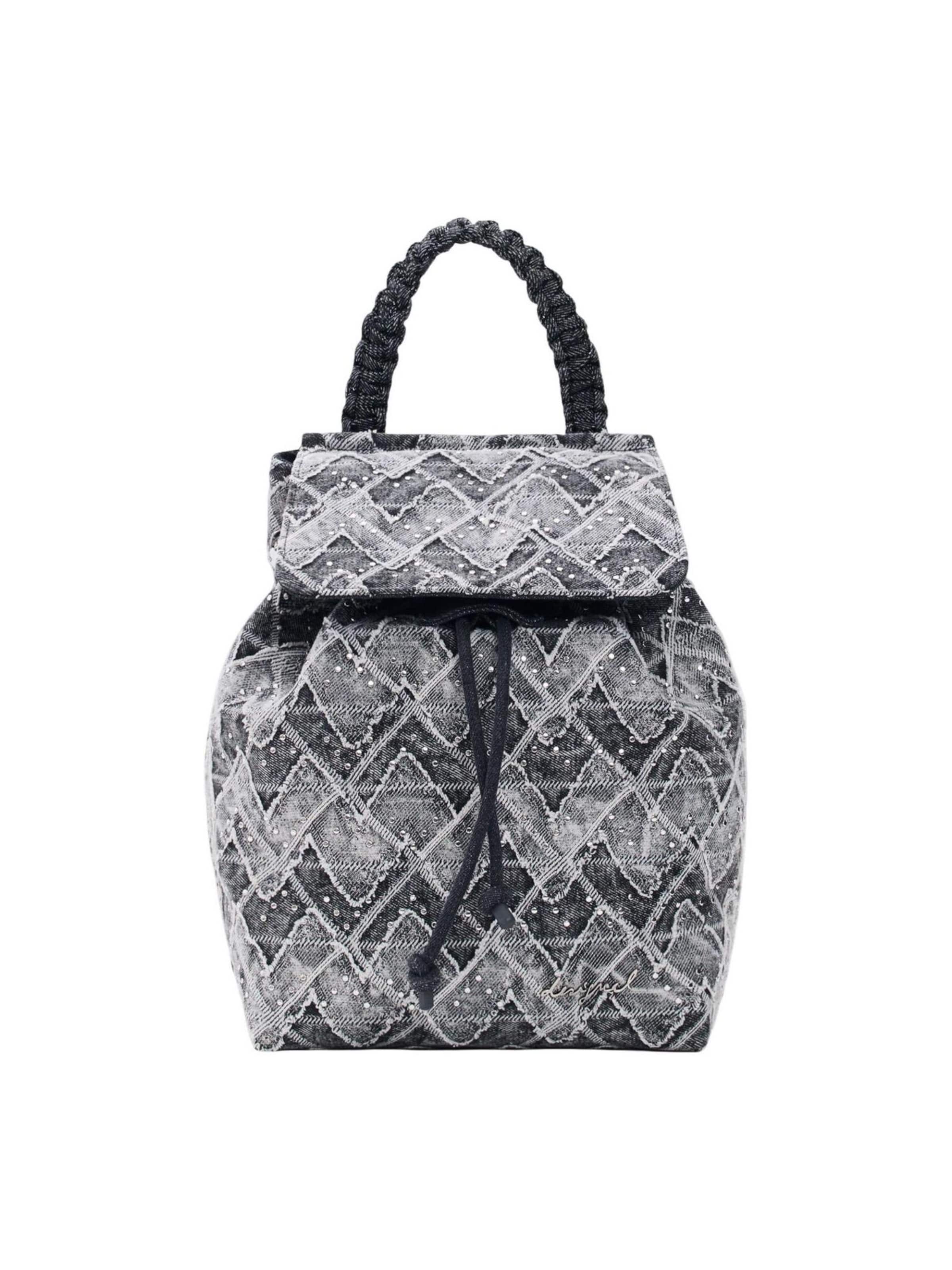 Zaino 'BACK_RADIO LUENA MINI 26SAKD06' di Desigual in nero: frontale