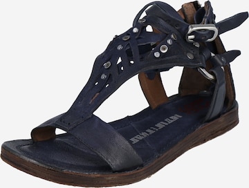 A.S.98 Sandal 'RAMOS ' in Blue: front