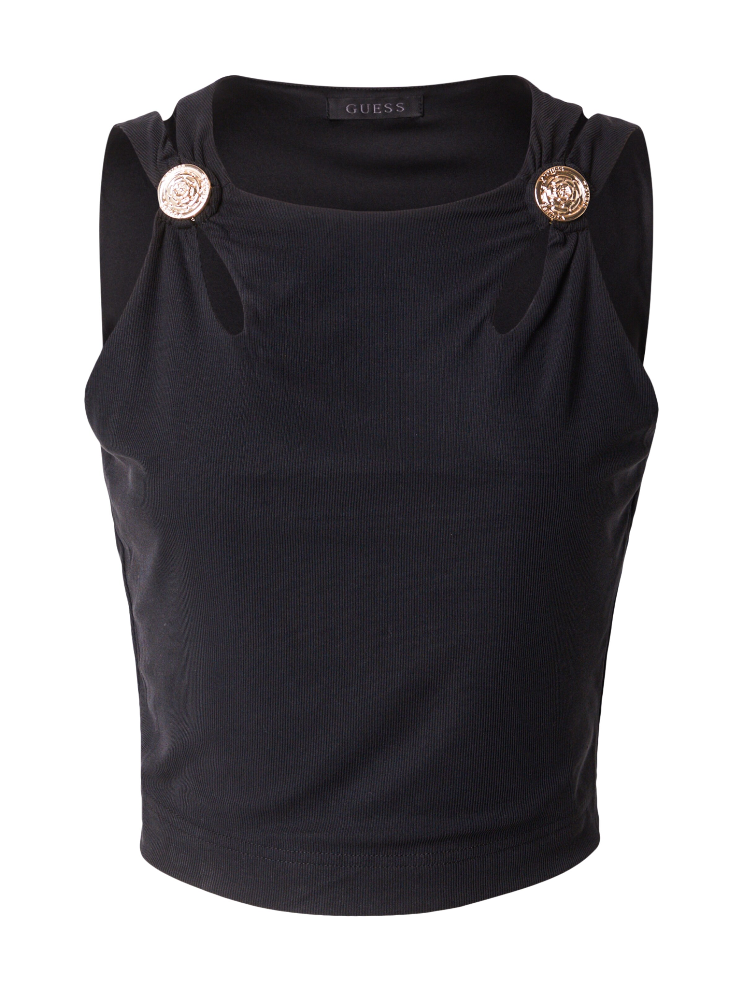 GUESS Top in Schwarz: Vorderseite