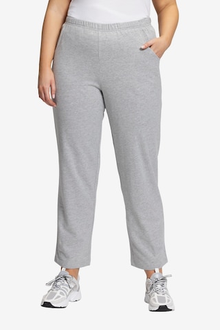 Regular Pantalon Ulla Popken en gris : devant