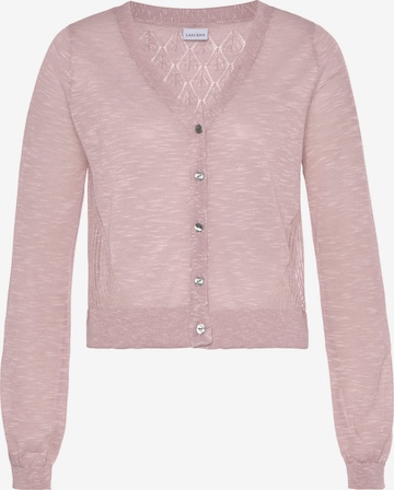 Cardigan LASCANA en rose : devant