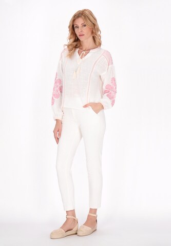 usha FESTIVAL Bluse 'Spring Summer' in Weiß