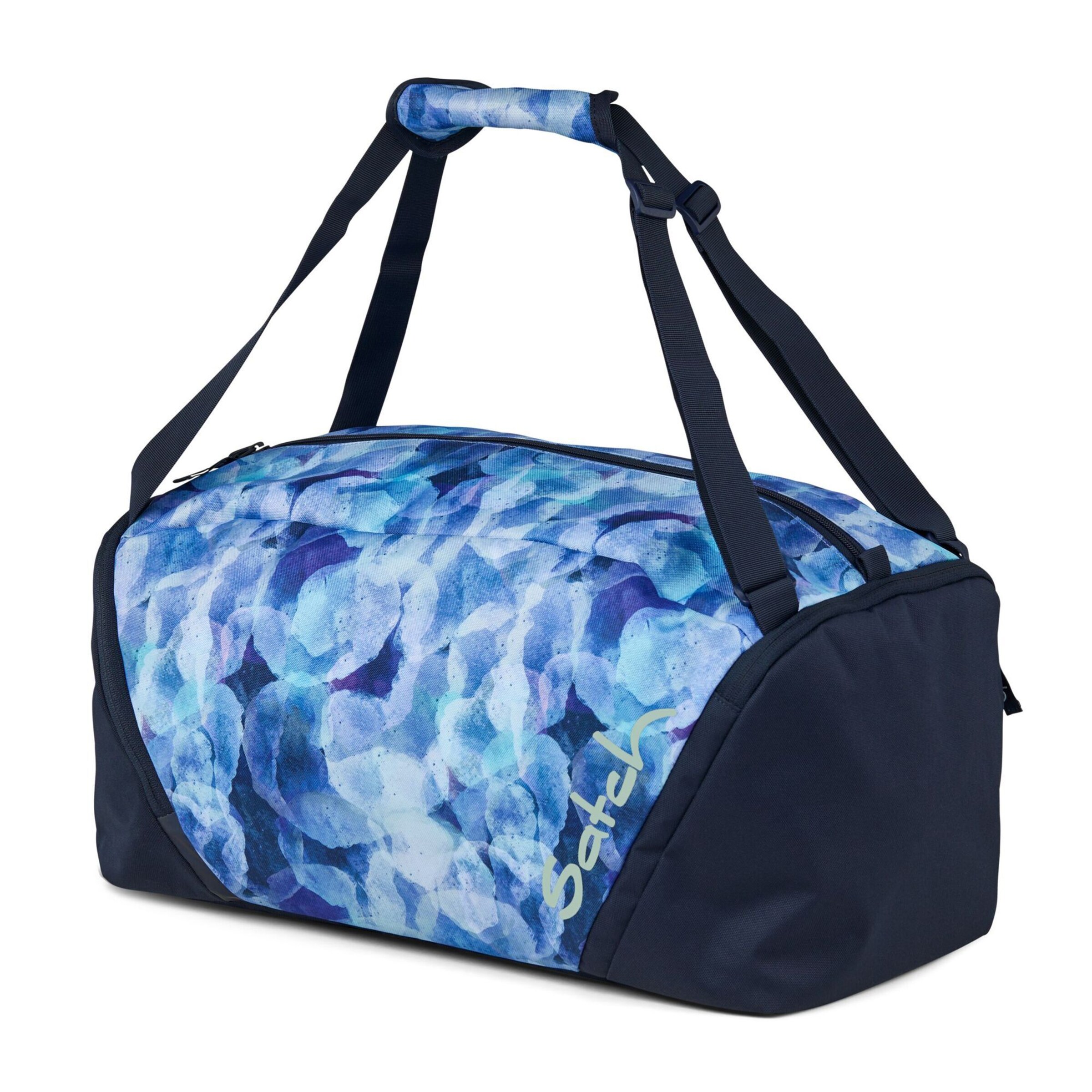 Satch Sporttas in Blauw: voorkant