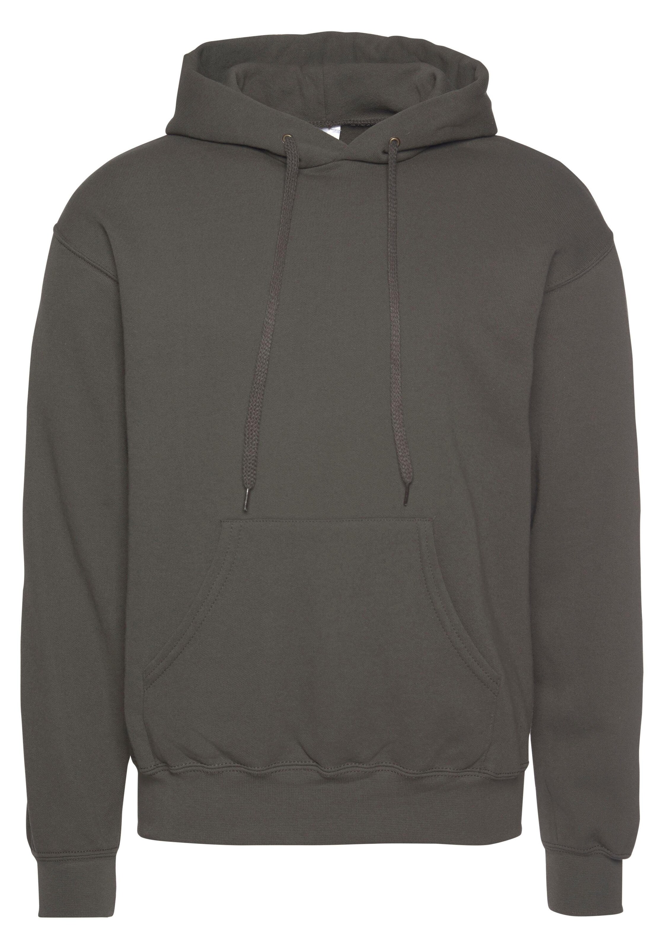 FRUIT OF THE LOOM Sweatshirt in Grey: front