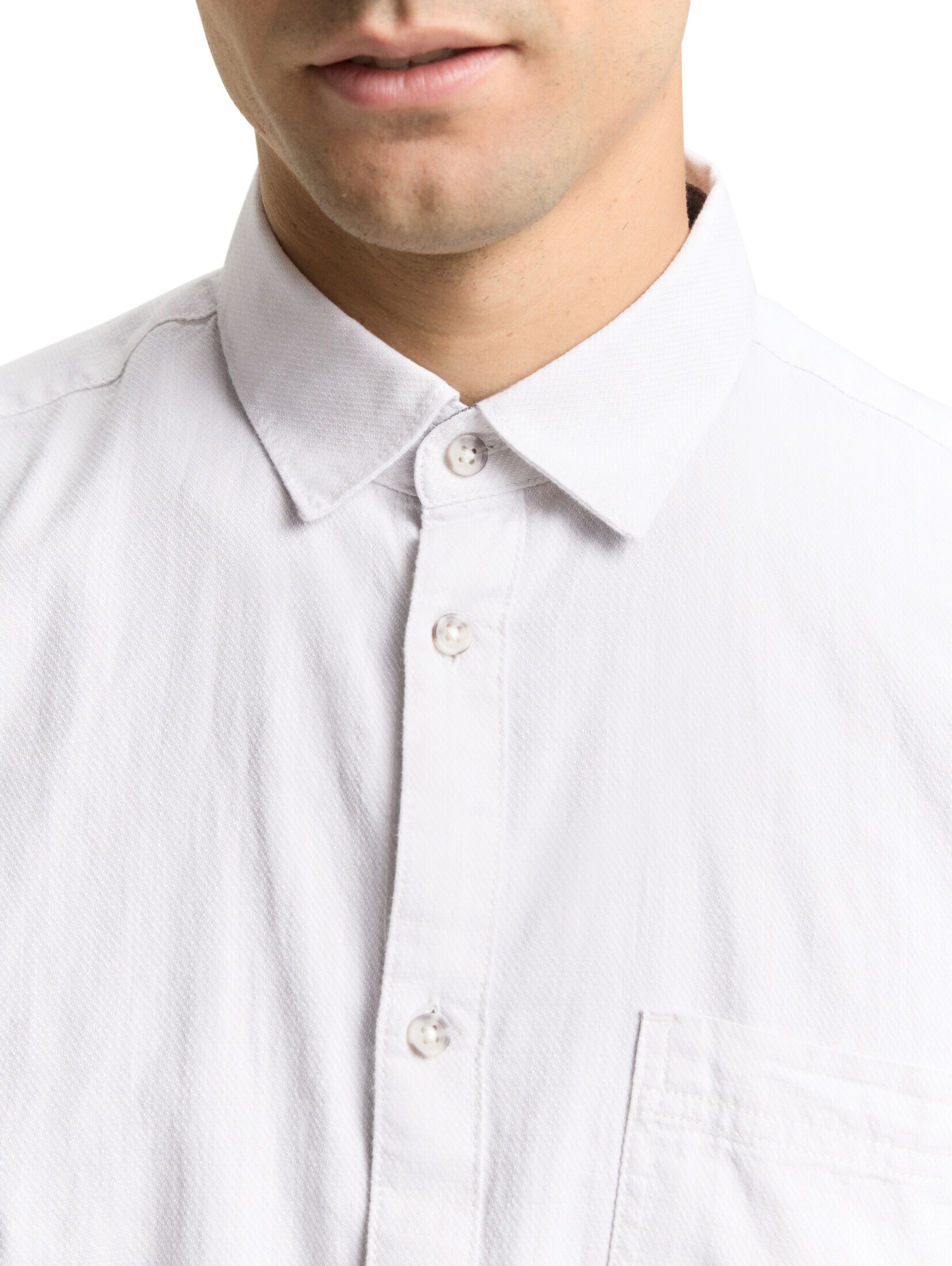 TOM TAILOR Regular fit Overhemd in Wit