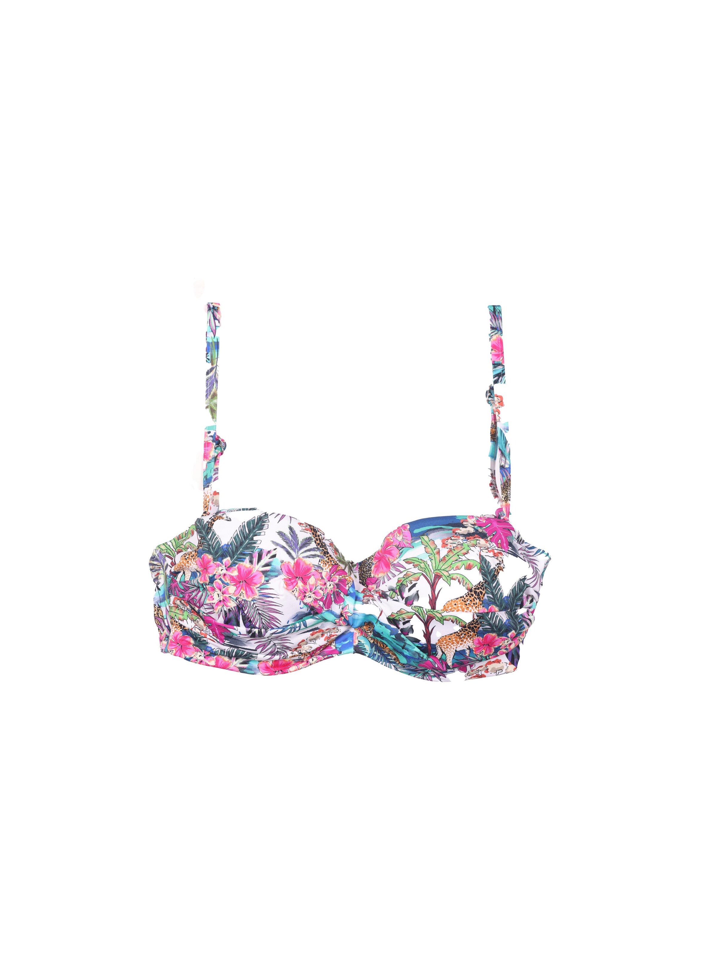 Lady Etna Bandeau Swimsuit 'Alice-23/W P19A' in Pink