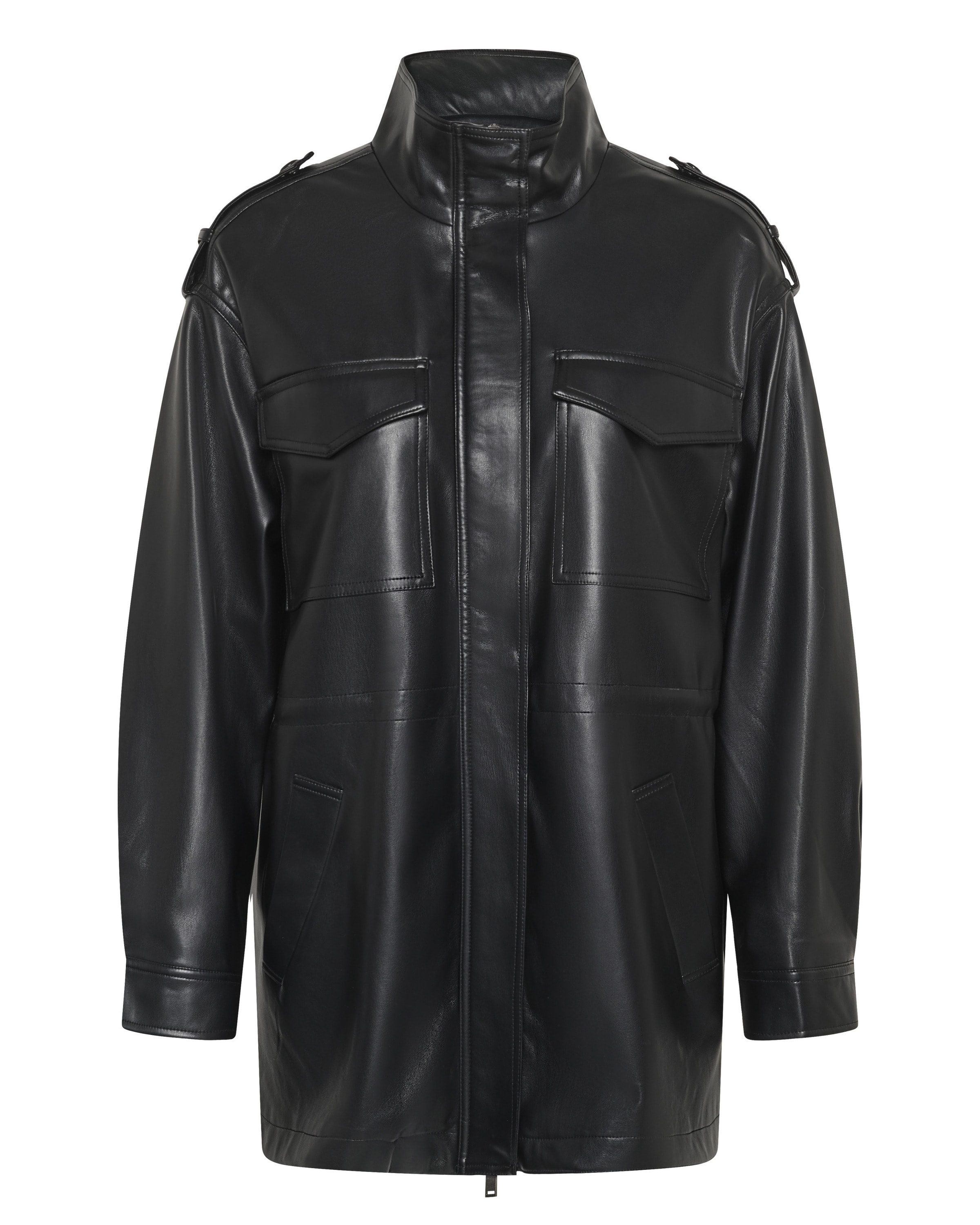Kaffe Between-season jacket in Black: front