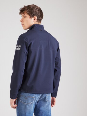 NAPAPIJRI Sweatshirt 'MELVILLE' in Blau: Rückseite