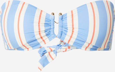 Lindex Bikini gornji dio veličine 70 u svijetloplava / losos / bijela, Pregled proizvoda