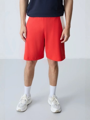Pantalon Tommy Life en rouge : devant