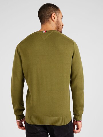 TOMMY HILFIGER Pullover in Grün