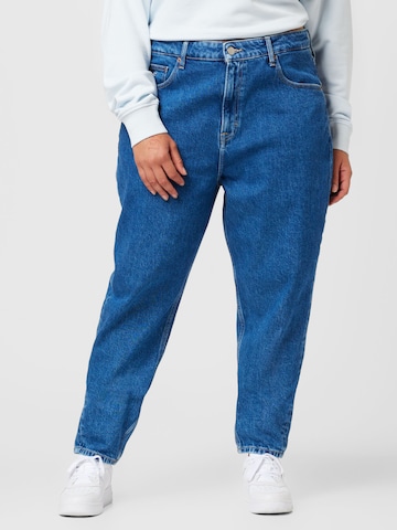 Tommy Jeans Curve Tapered Jeans in Blue: front