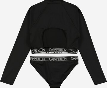 Calvin Klein Swimwear Badeanzug in Schwarz