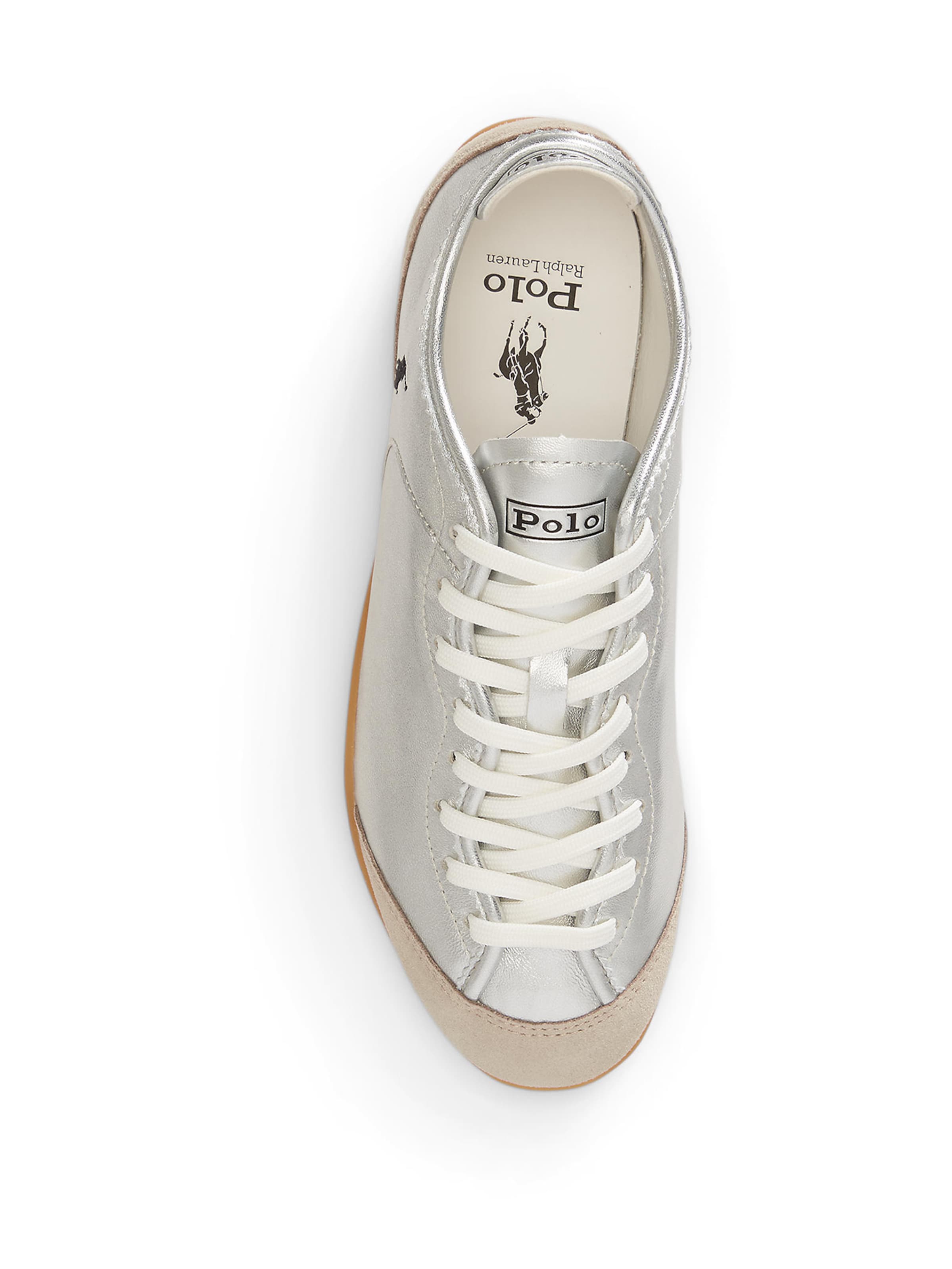 Baskets basses Polo Ralph Lauren en argent