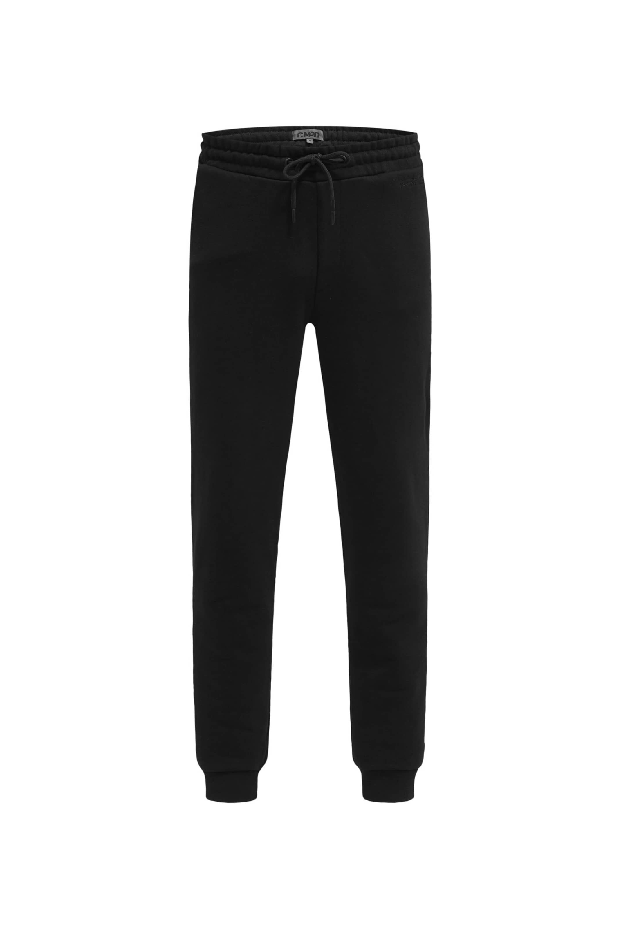 CMPD Tapered Outdoor Pants in Black: front