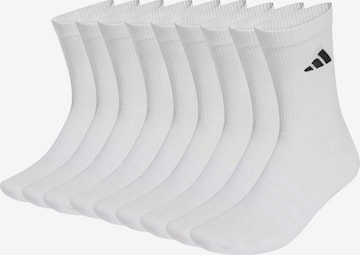 Chaussettes de sport ADIDAS PERFORMANCE en blanc : devant