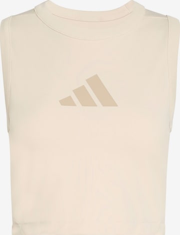 Haut de sport 'Z.N.E.' ADIDAS SPORTSWEAR en beige : devant