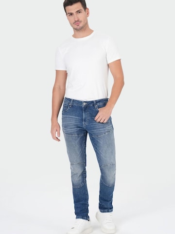 Regular Jean M.O.D MIRACLE OF DENIM en bleu : devant