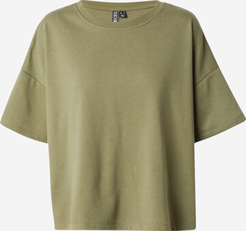 PIECES Sweatshirt 'CHILLI' i grön: framsida