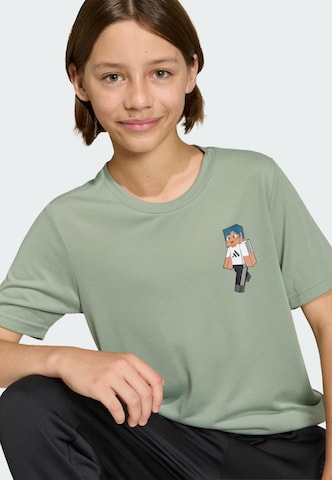 T-Shirt fonctionnel 'Minecraft' ADIDAS SPORTSWEAR en vert