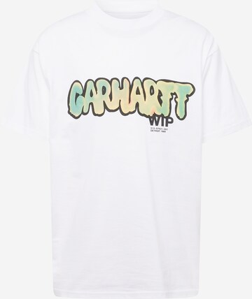 Tricou 'Drip' de la Carhartt WIP pe alb: față