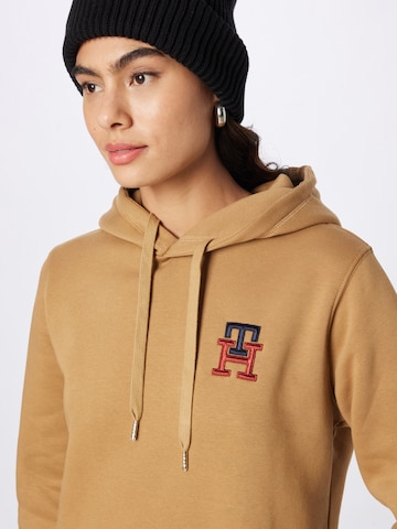 TOMMY HILFIGER Суичър в кафяво