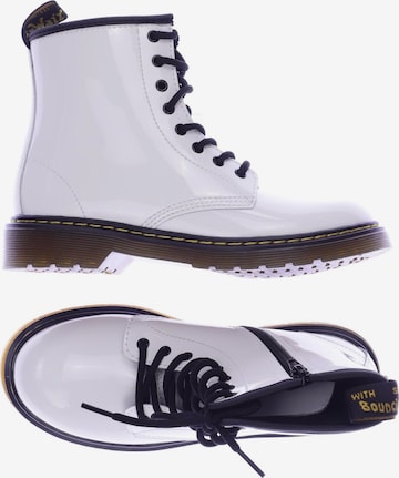 Dr. Martens Dress Boots in 35 in White: front