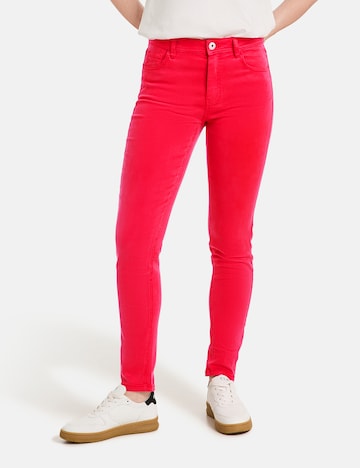 TAIFUN Skinny Jeans in Red: front