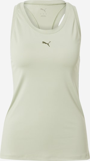 PUMA Sportski top 'CLOUDSPUN' u pastelno zelena / crna, Pregled proizvoda