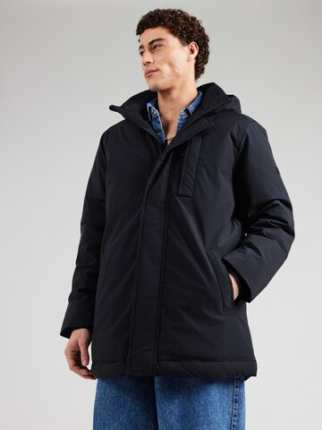 juoda HOLLISTER Demisezoninė striukė: priekis